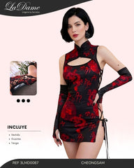 Vestido Seda de Dragón