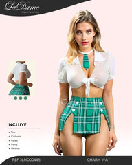 Disfraz de Colegiala Charm Way