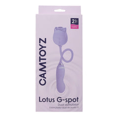 Lotus G-spot Vibrador con Bala Camtoyz: Doble estimulación con succión y dedo mágico