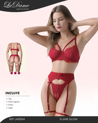 Conjunto Liguero Flame Glow