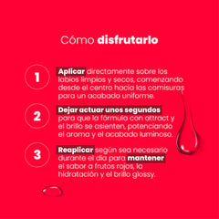 Brillo Labial Frutos Rojos con Feromonas