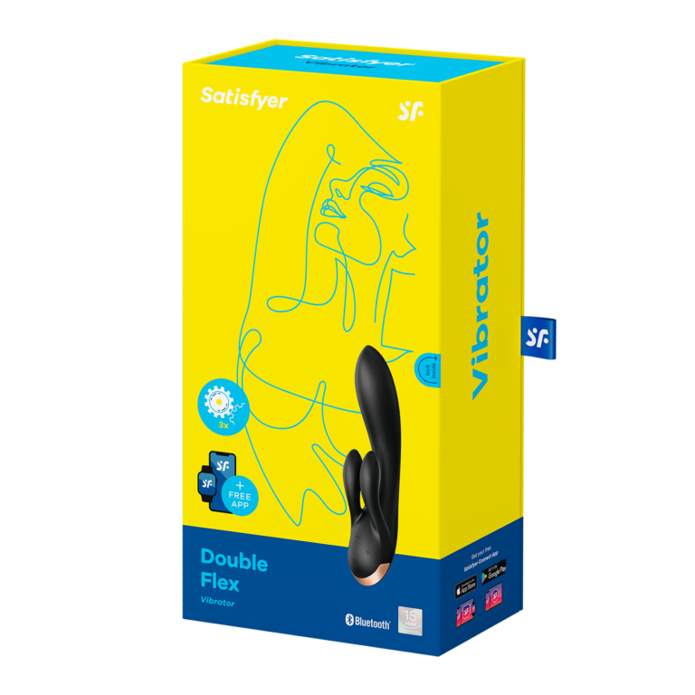 Satisfyer Double Flex Connect – Vibrador de Conejo con App