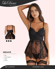 Baby Doll Midnight Lace