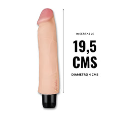 Vibrador Lure 9.5 Cm Realista: Venoso, largo y vibrante hasta el límite