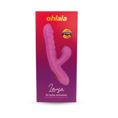 Vibrador Lausa  Vibración + succión, éxtasis doble garantizado