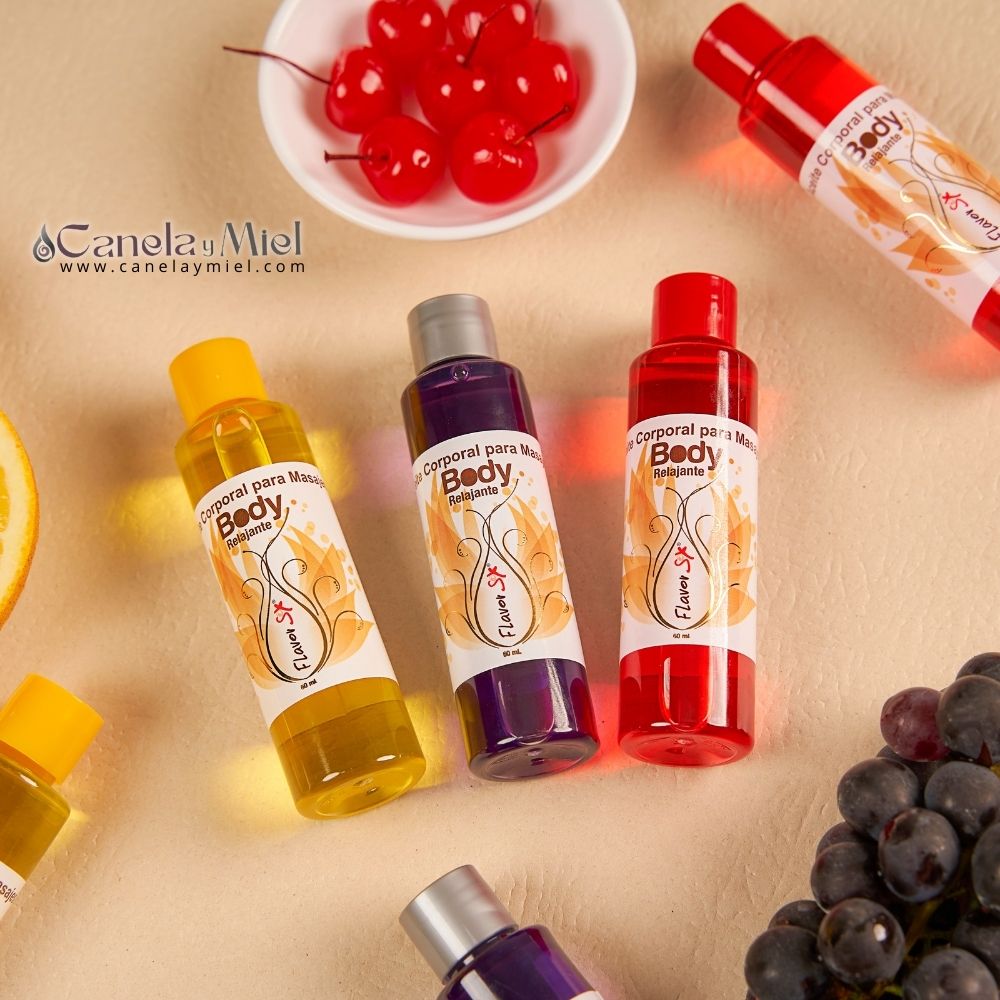 Aceite de Masajes Body con feromonas - Uva