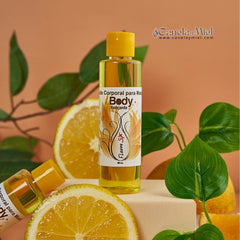 Aceite de Masajes Body con feromonas - Naranja