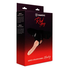 Arnés StrapOn Marky: Doble diversión con estilo travieso