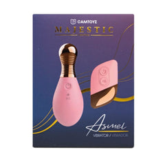 Vibrador Asmel Majestic Camtoyz: Pequeña joya rosada