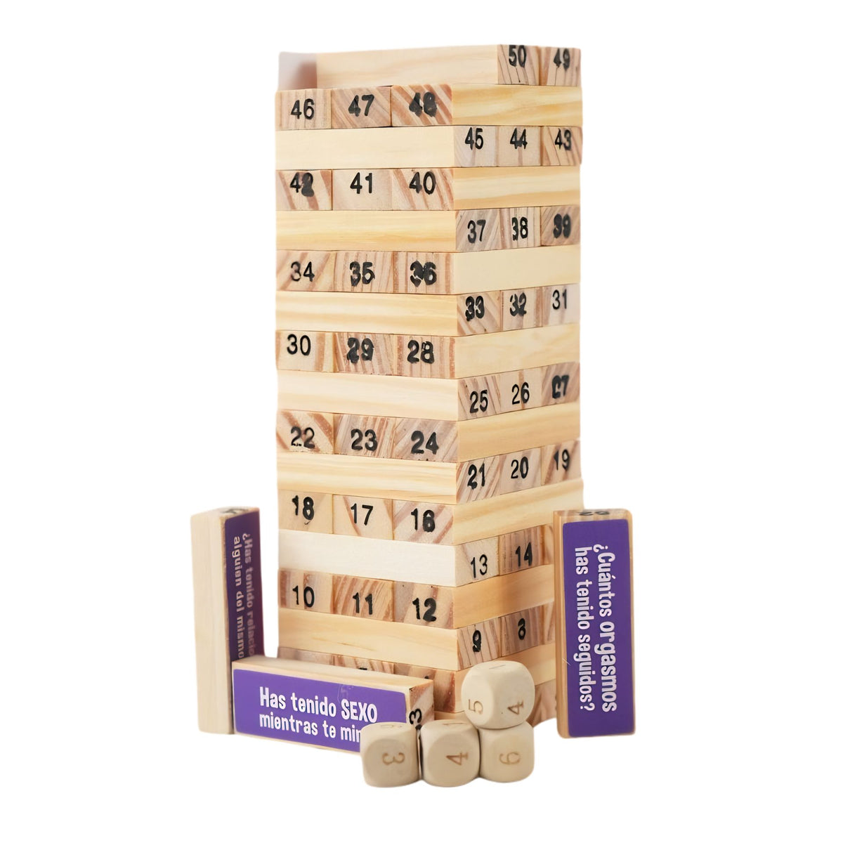 Jenga Picante – Retos y Shots