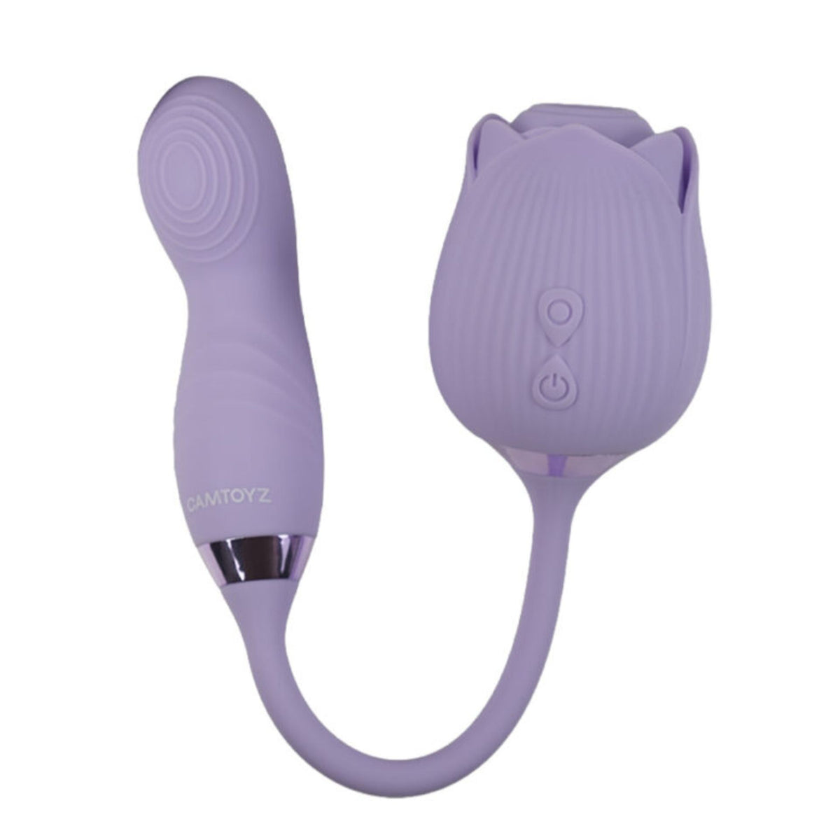 Lotus G-spot Vibrador con Bala Camtoyz: Doble estimulación con succión y dedo mágico