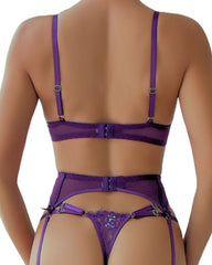 Conjunto Liguero Púrpura Eterno