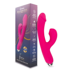 Vibrador Doble Estimulación Flora Camtoyz: Fucsia intenso, placer total